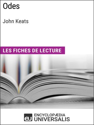 cover image of Odes de John Keats